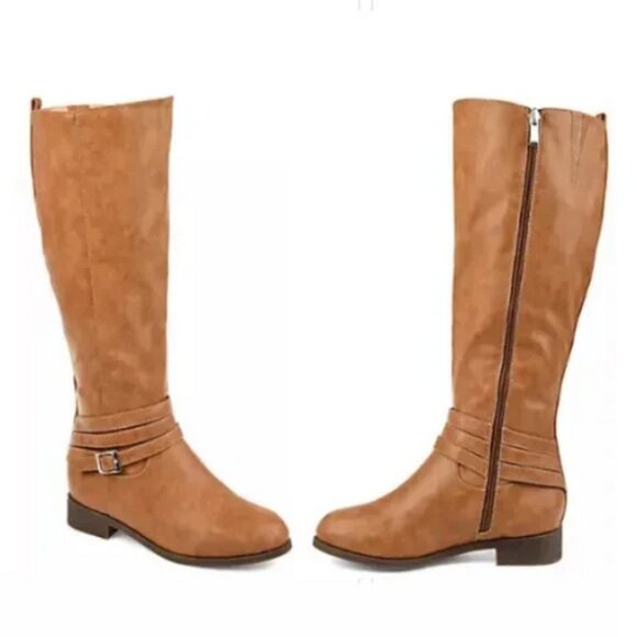 JOURNEE COLLECTION BROWN COMFORT IVIE BOOT SIZE 10m NWT - Picture 1 of 3